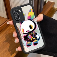 Phone Case For OPPO A57 2022 A77 A2022 A57s A57e A77s Case HP Case Pattern Look Rabbit Kesing Mirror