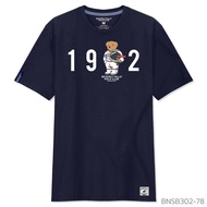 🌀พร้อมส่ง🌀 [S-5XL] 【ผ้าฝ้ายแท้】Polo BHPC เสื้อยืดคอกลมลายหมี  ขนาด: S-4XL