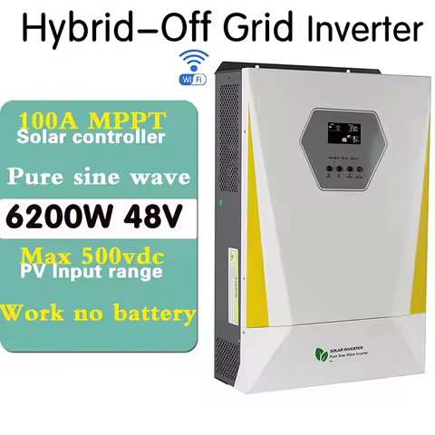 Techfine Off Grid Solar Storage Inverter 6.2Kw One Mpp Tracker Parallel For Scalability Wechselricht