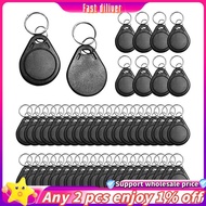 JR-50Pcs T5577 Writable 125kHz RFID Key Fob Proximity ID Card Token Tag, 125khz RFID Writable Rewrit