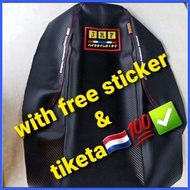 ❃ ✒ JRP seat cover XRM110 new logo dry carbon with free sticker