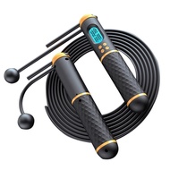 2 In 1 Digital Jump Rope Skipping Ropes Cordless Counter Fitness Sport Workout Exercise Gym Tool Tal