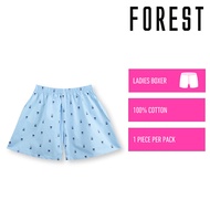 Forest Seluar Dalam Perempuan | (1 Pc) Forest Ladies Woven Cotton Boxer Underwear Selected Colours -