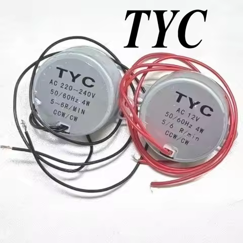5-6 r/min Stable Synchronous Motor TYC-50 AC 220V 12V 50/60HzTorque 4KGF.CN4WCW/CCW Microwave Turnta