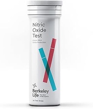 Berkeley Life Nitric Oxide Test Strip Used Worldwide by Olympians and Elite Athletes Take Control of your Heart Health Measure,Manage, and Optimize Blood Flow and Oxygen Delivery in Your Body-50 Count