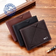 Men Multi-card Wallet Short Wallet Youth Thin Soft Credit Holder Gift Card Wallet Fashion E4r6