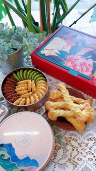 曲奇餅乾+千層捲/手工餅乾禮盒 送禮推薦 蛋奶素 桃園伴手禮