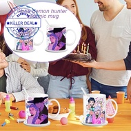 9.5 * 8 * 8cm Kpop Demon Hunter Ceramic Cup Mark Witcher Fashion Ceramic Coffee Mug Cup K5o7