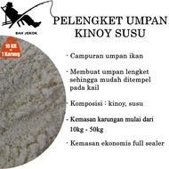 Kinoy Susu Karungan Kristal Pengeras Umpan Jitu Pancing Kolam & laut (10kg)