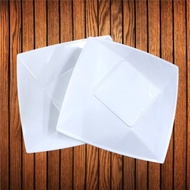 Applelady Square Plastik Plate/Pinggan Makan /Pinggan Lauk