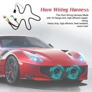 12V100CM Horn Wiring Harness Relay Kit Dual Speaker Harness Grill Car Truck wira waja saga vvt blm f