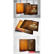 Thai Food Menu Design A4 & US Letter DHM3UCB[download]