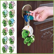 Turtle Plushie Keychain Animal Keychain Plushie Keychain Car Ornament Cute Keychain Turtle with Hat 