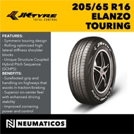 JK Tyre 205/65 R16 4PR Elanzo Touring Passenger Car Radial (PCR) Tubeless Tires, Made in India