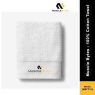 Muscle Bytes - 100% Cotton Towel [Sport Towel | Gym Towel | Fitness Towel | Sweat Towel] [Soft & Abs