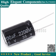 10PCS 35V 2200UF 35 V / 2200 UF Aluminum Electrolytic Capacitors Size 16*25 2200