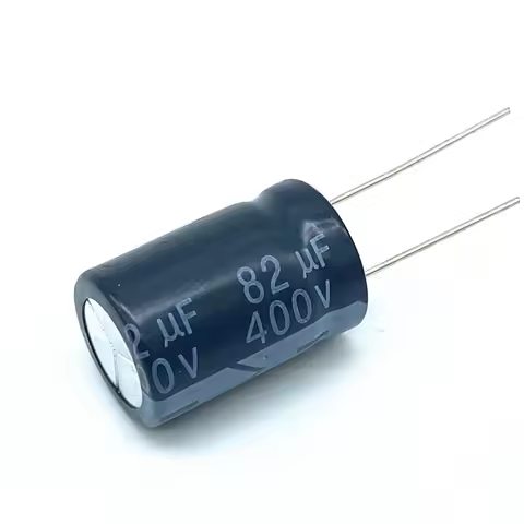 5PCS Higt quality 400V82UF 16*25mm 82UF 400V 16*25 Electrolytic capacitor