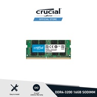 Crucial 16GB DDR4-3200 SODIMM Memory for Laptop (CT16G4SFRA32A)