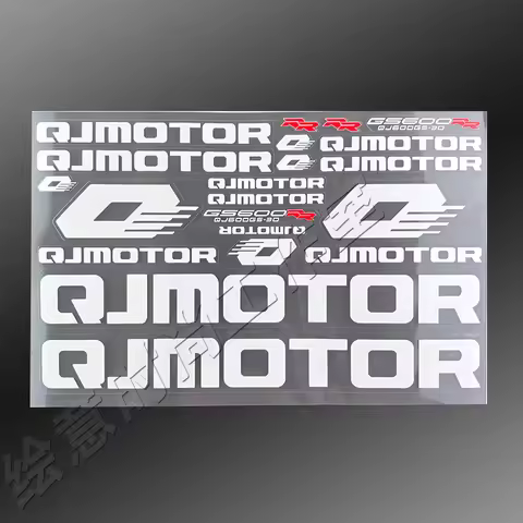 Motorcycle sticker UV printed decorative accessories for QJ MOTO SRK 400、600RS、450、350、550S and 250