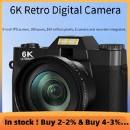 64MP HD WIFI 6K Digital Camera 6K WIFI Web Camcorder Vintage Vlog  18X Digital Zoom