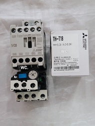 MITSUBISHI ชุดแมกเนติก S-T20 มาพร้อม โอเวอร์โหลด TH-T18 5A กลาง (MSO-T20) มิตซูบิชิ ครบชุด Magnetic 