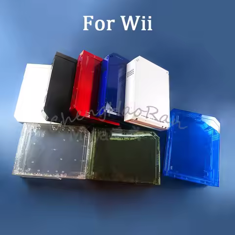 1SET For Wii Full Case Cover Housing Shell With Buttons For Nintend Wii Transparent Housing Shell Ca