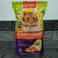 Chubby Crunchy Hamster Food Makanan Hamster (1kg) Free 100g
