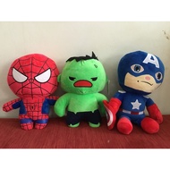 Marvel's Spider-Man, The Incredible Hulk and Captain America Plush Toy ( 30 cm )