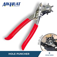 Leather Belt Hole Puncher 6 Sizes Hole Watch Hand Punch Penebuk Lubang Tali Pinggang Jam Tangan Kuli
