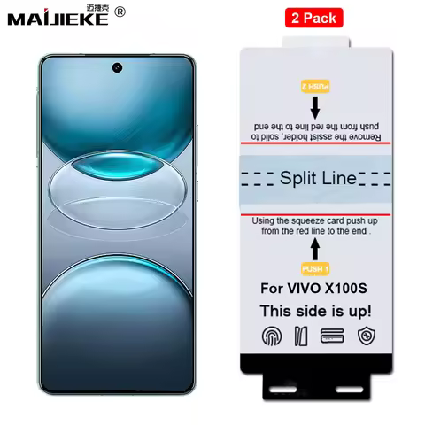 2Pcs HD Front Hydrogel Film for VIVO X200s X200 Ultra Pro Mini X100 Ultra X100s X100 Pro Soft TPU Sc