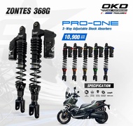 โช้คหลัง OKD PRO-ONE Color Original Edition สำหรับ Zontes 368G โช๊คแต่ง PRO ONE Zontes368G