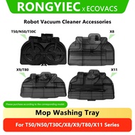 rongyiec Robot Vacuum Mop Washing Tray,Washboard,Cleaning Tray Module Compatible With:ECOVACS T50,N5