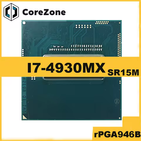 Core I7-4930MX I7 4930MX SR15M CPU processor 3.00GHz Socket G3 / rPGA946B