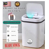 Automatic Touchless Motion Sensor Electronic Dustbin Anti Odor Kitchen Garbage Bag Rubbish Bin Trash