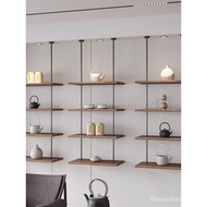 , Simple Bookshelf Iron Hanging Cabinet Decorative Display Rack Wall Shelf Wall Hanger Hanging Kitchen M7Y8