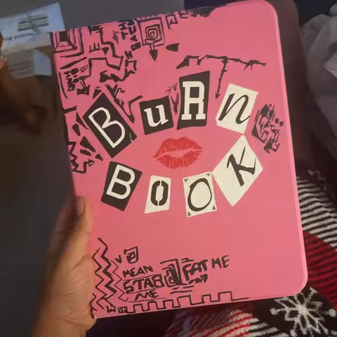 Burn Book ipad case For Apple Air 10.9 iPad Pro 2020 Cover for iPad 10.2 11 12.9in 2021 Mini 5 6 Cas