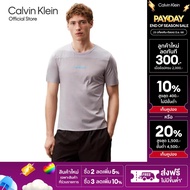 CALVIN KLEIN เสื้อยืดคอกลมผู้ชาย Intense Power Gym T-Shirt รุ่น GMS5K188 VOF - สีเทาอ่อน