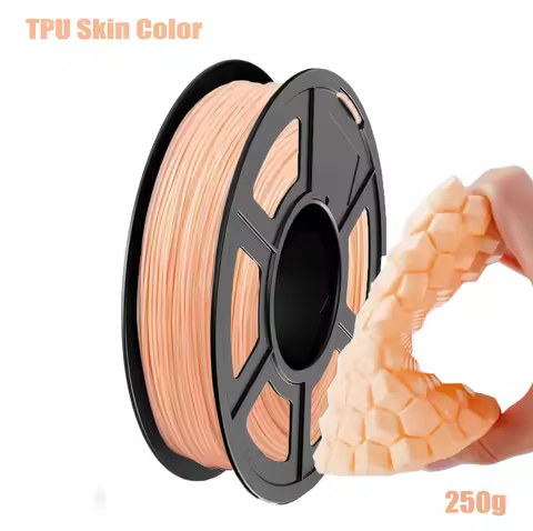 TPU Filament 95A Skin Tone 1.75mm Diameter 250g Spool for 3D Printer Flexible Material 0.55lbs Weigh