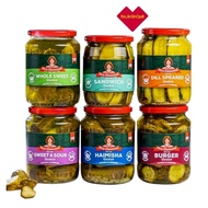 Mrs Elsewood Burger Gherkins | Sweet & Sour Gherkins | Whole Sweet Gherkins | UK Brand | Perfect for