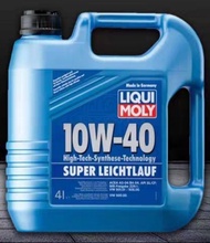德國力魔LIQUI MOLY Super Leichtlauf  10W-40 Engine Oil全合成機油偈油4升裝4L，10W40