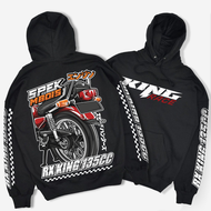 Sweater hoodie RX KING Lengan Panjang M L XL XXL Jumbo jaket YAMAHA import JAKET MOTOR suiter RX KIN