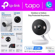 TP-Link Tapo C120 4MP Indoor/Outdoor Wi-Fi Home Security Camera CCTV 2K QHD Full-Color Night Vision 
