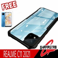 PAKET 2 IN 1 REALME C11 2021 CASE + ANTI GORES BENING