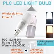 Plc Bulb LED Light Lamp G24d Base Bulbs Daylight 6500k Warmwhite 3000K 8Watt For Downlight