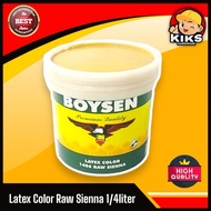 Boysen Latex Color Raw Sienna 1/4 liter [0.25liter] [B-1406]