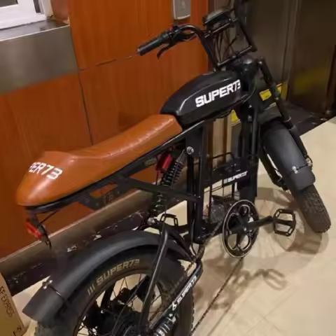 Motorcycle saddle cushion retro seat Extended Modification bicycle accessories Suitable for Super73 