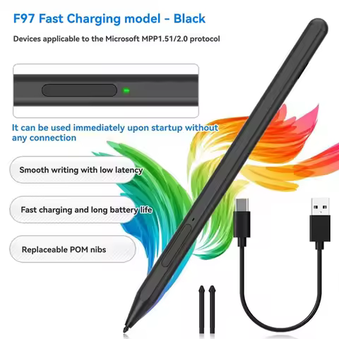 Stylus Pen For Microsoft Surface Go,MPP 2.0 Stylus Pen Fast Charging For Microsoft Surface Pro 9/8/7