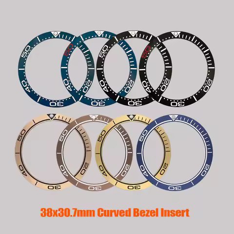 38x30.7mm Ceramic Bezel Insert Seamaster 300 Case Ring Fit for SUB SRPD Seamaster 300 Watch Case Cur
