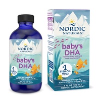 Nordic Naturals - Baby's DHA 1050mg with D3 Fish oil syrup for babies from birth to 1 year old - 120