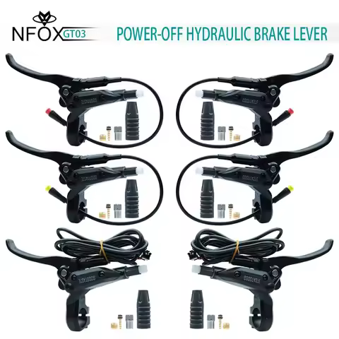GT03 Bafang Power-off Oil Brake 3 Pin Folding E-bike Handle Brakes Hydraulic Pump Up Lever Mountain